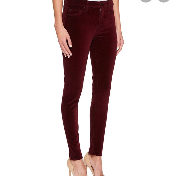 HUDSON Nico Velvet Midrise Skinny Jeans Sz 25 - Picture 2 of 6
